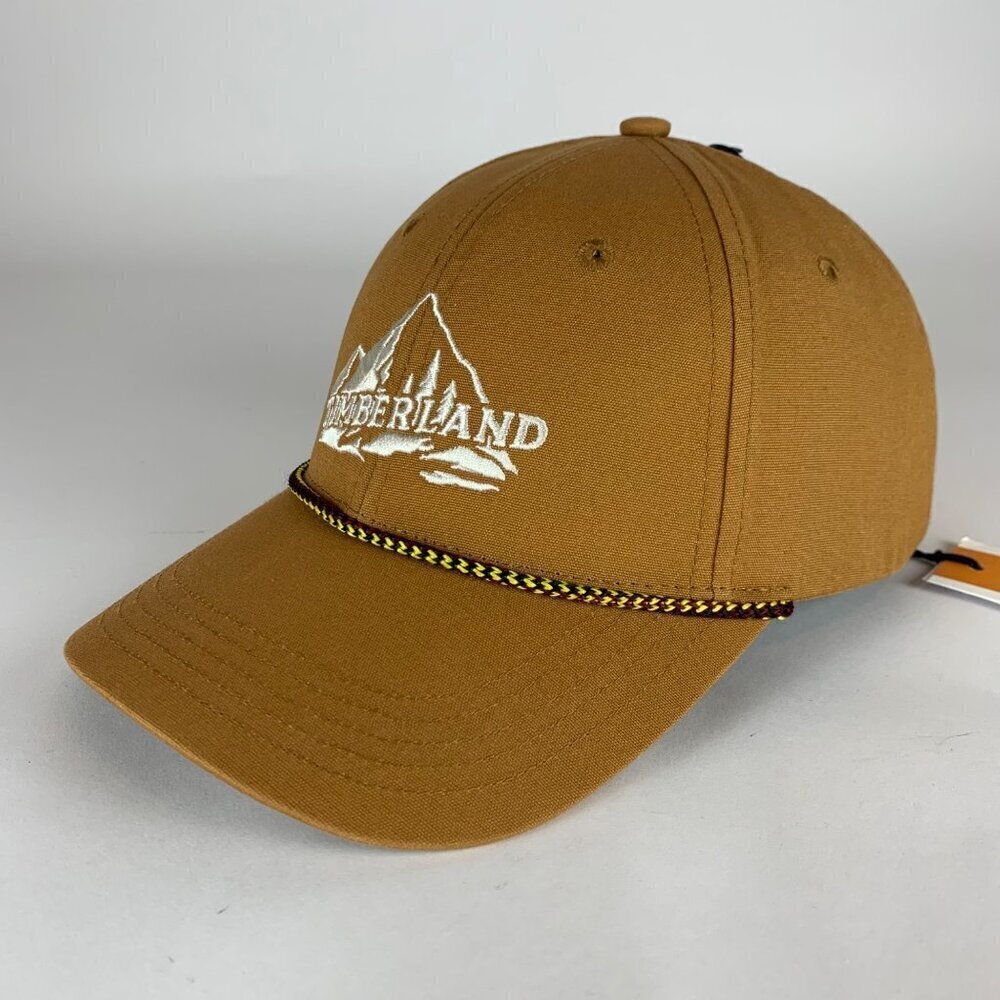 Timberland Mens Beige Rope Snapback Hat New